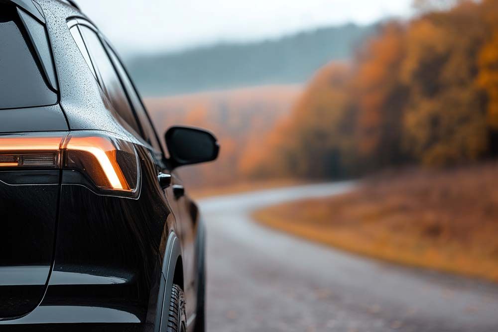 Car on a trip